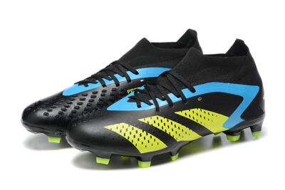 Adidas Predator Accuracy.1 FG Football Boots - Black/Blue/Yellow