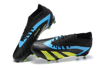 Adidas Predator Accuracy.1 FG Football Boots - Black/Blue/Yellow