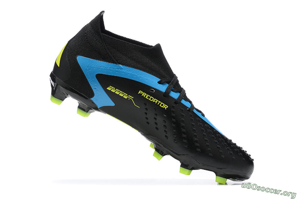 Adidas Predator Accuracy.1 FG Football Boots - Black/Blue/Yellow 7