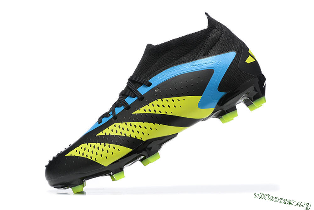 Adidas Predator Accuracy.1 FG Football Boots - Black/Blue/Yellow 8