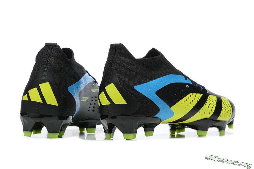 Adidas Predator Accuracy.1 FG Football Boots - Black/Blue/Yellow 9