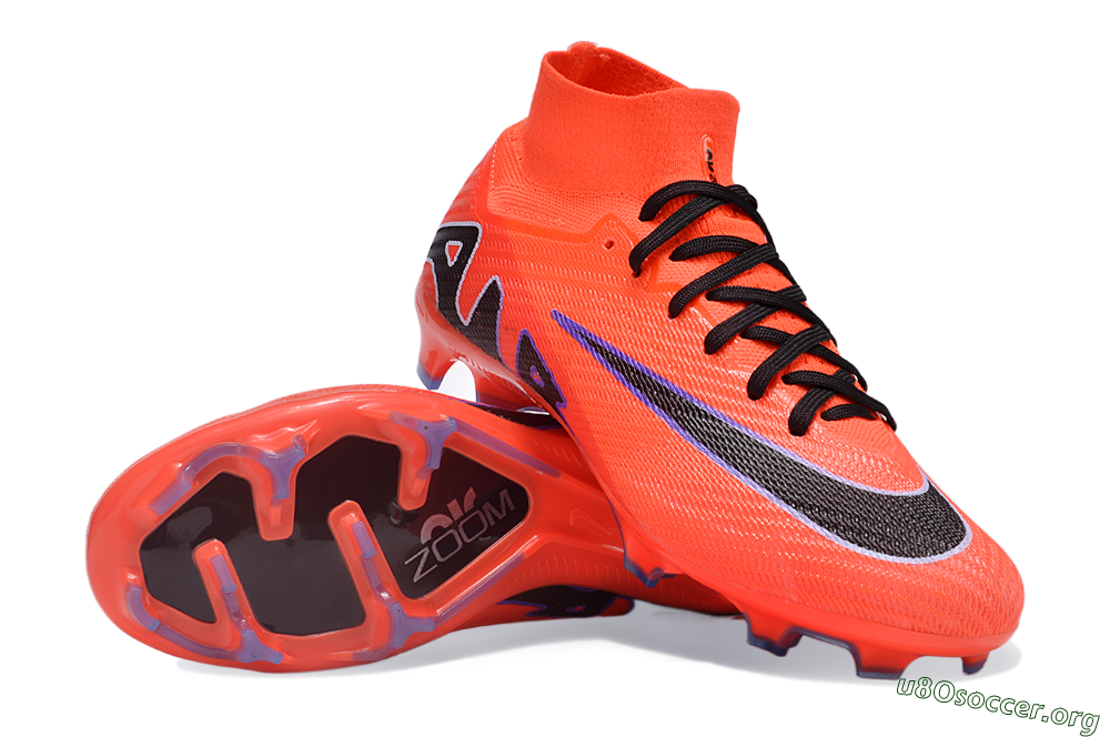 Nike Air Zoom Mercurial Superfly 9 Elite FG Football Boots - Red/Black/Purple 1