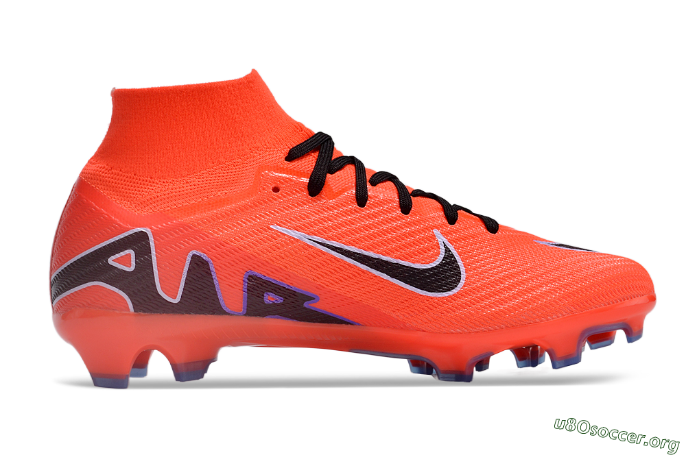 Nike Air Zoom Mercurial Superfly 9 Elite FG Football Boots - Red/Black/Purple 5