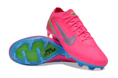 Nike Air Zoom Mercurial Vapor 15 Elite FG Football Boots - Pink/Silver/Blue