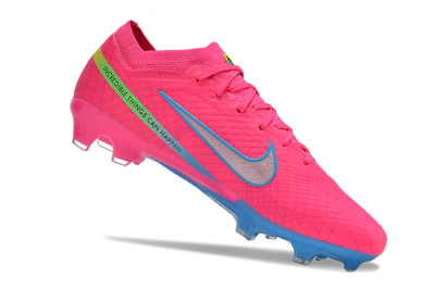 Nike Air Zoom Mercurial Vapor 15 Elite FG Football Boots - Pink/Silver/Blue