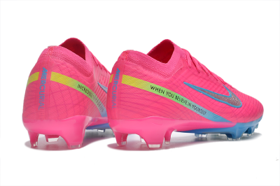 Nike Air Zoom Mercurial Vapor 15 Elite FG Football Boots - Pink/Silver/Blue