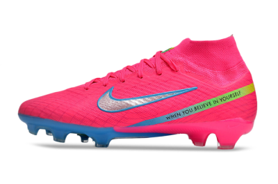 Nike Air Zoom Mercurial Superfly 9 Elite FG Football Boots - Pink/Silver/Blue