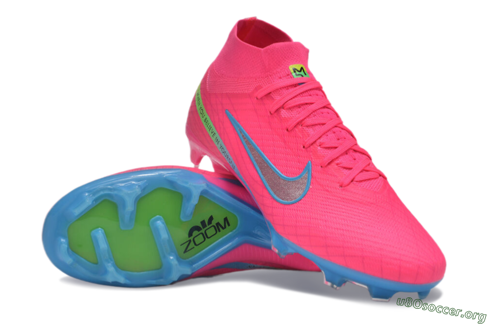 Nike Air Zoom Mercurial Superfly 9 Elite FG Football Boots - Pink/Silver/Blue 0
