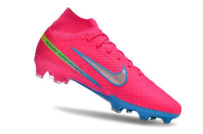 Nike Air Zoom Mercurial Superfly 9 Elite FG Football Boots - Pink/Silver/Blue