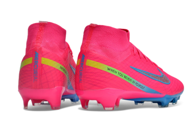 Nike Air Zoom Mercurial Superfly 9 Elite FG Football Boots - Pink/Silver/Blue