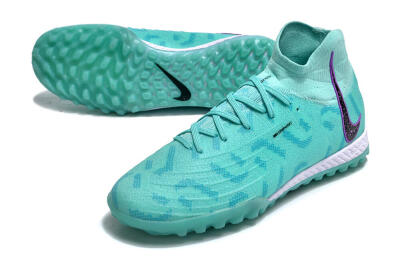 Nike Phantom Luna Elite NU TF Football Shoes - Green/Yellow/Purple/Black