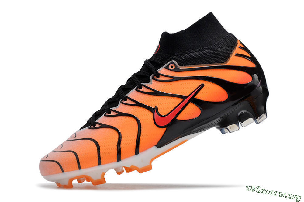 Nike Air Zoom Mercurial Superfly 9 Elite FG Football Boots - Orange/Black/Red 5