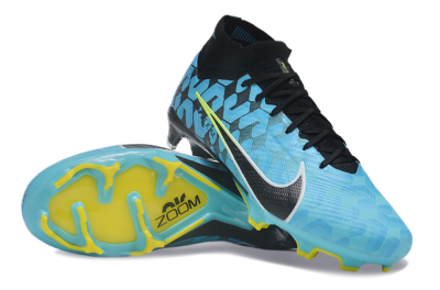Nike Air Zoom Mercurial Superfly 9 Elite FG Football Boots - Blue/Black/White/Green
