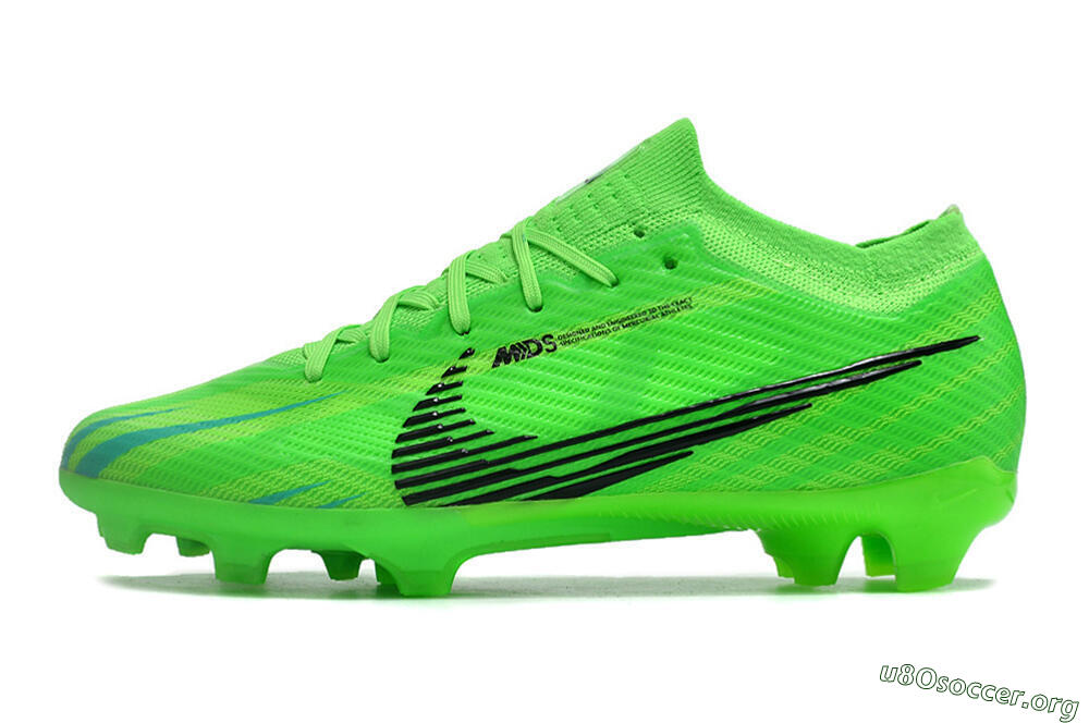 Nike Air Zoom Mercurial Vapor 15 Elite FG Football Boots - Green/Black 3
