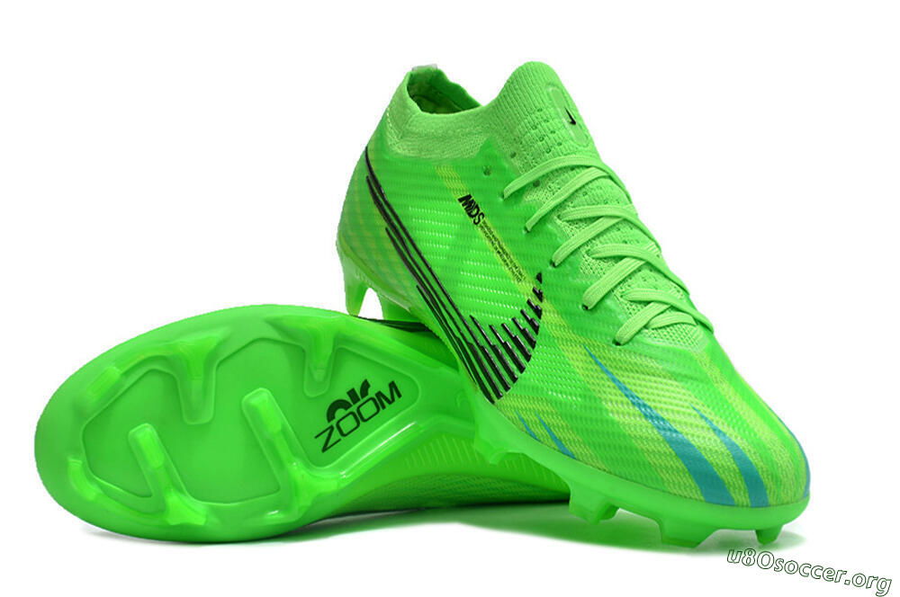 Nike Air Zoom Mercurial Vapor 15 Elite FG Football Boots - Green/Black 0