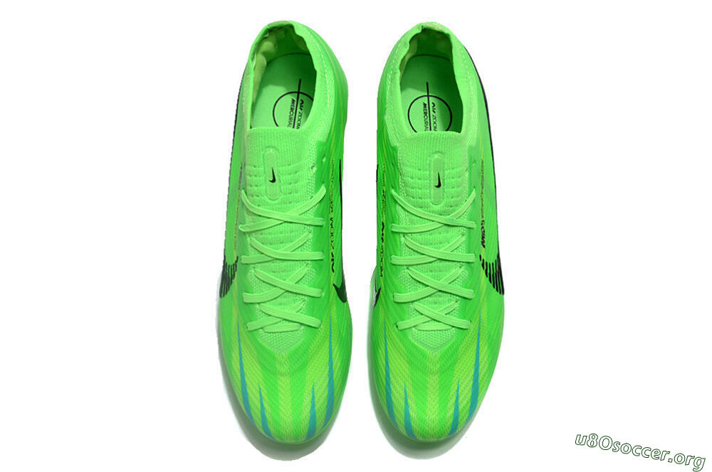 Nike Air Zoom Mercurial Vapor 15 Elite FG Football Boots - Green/Black 4