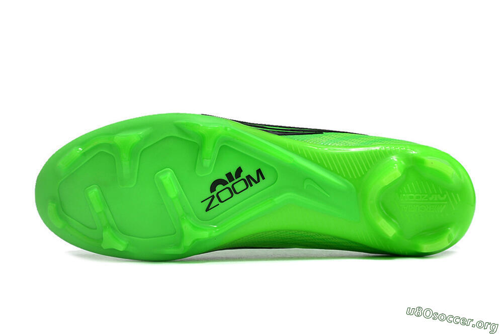 Nike Air Zoom Mercurial Vapor 15 Elite FG Football Boots - Green/Black 6