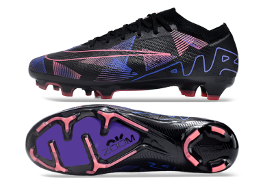 Nike Air Zoom Mercurial Vapor 15 Elite FG Football Boots - Black/Purple/Pink