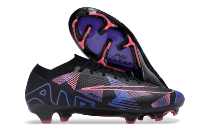 Nike Air Zoom Mercurial Vapor 15 Elite FG Football Boots - Black/Purple/Pink