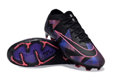 Nike Air Zoom Mercurial Vapor 15 Elite FG Football Boots - Black/Purple/Pink