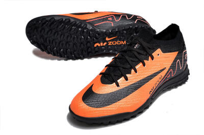Nike Air Zoom Mercurial Vapor 15 Elite TF Football Shoes - Orange/Black