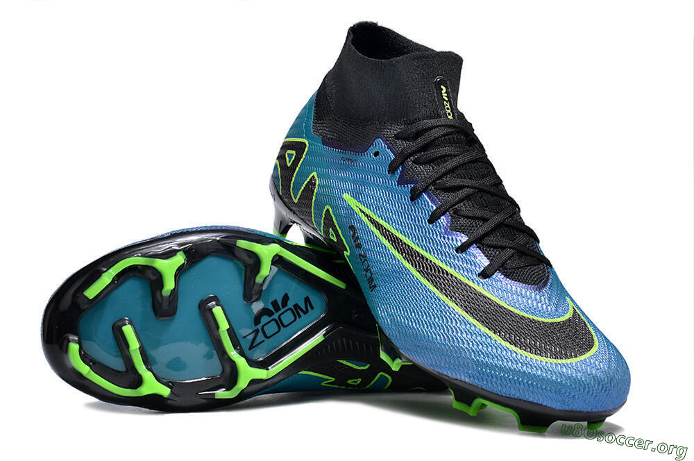 Nike Air Zoom Mercurial Superfly 9 Elite FG Football Boots - Blue/Black/Yellow 1