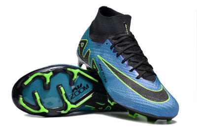 Nike Air Zoom Mercurial Superfly 9 Elite FG Football Boots - Blue/Black/Yellow