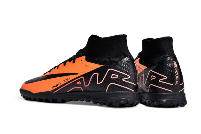 Nike Air Zoom Mercurial Superfly 9 Elite TF Football Shoes - Orange/Black