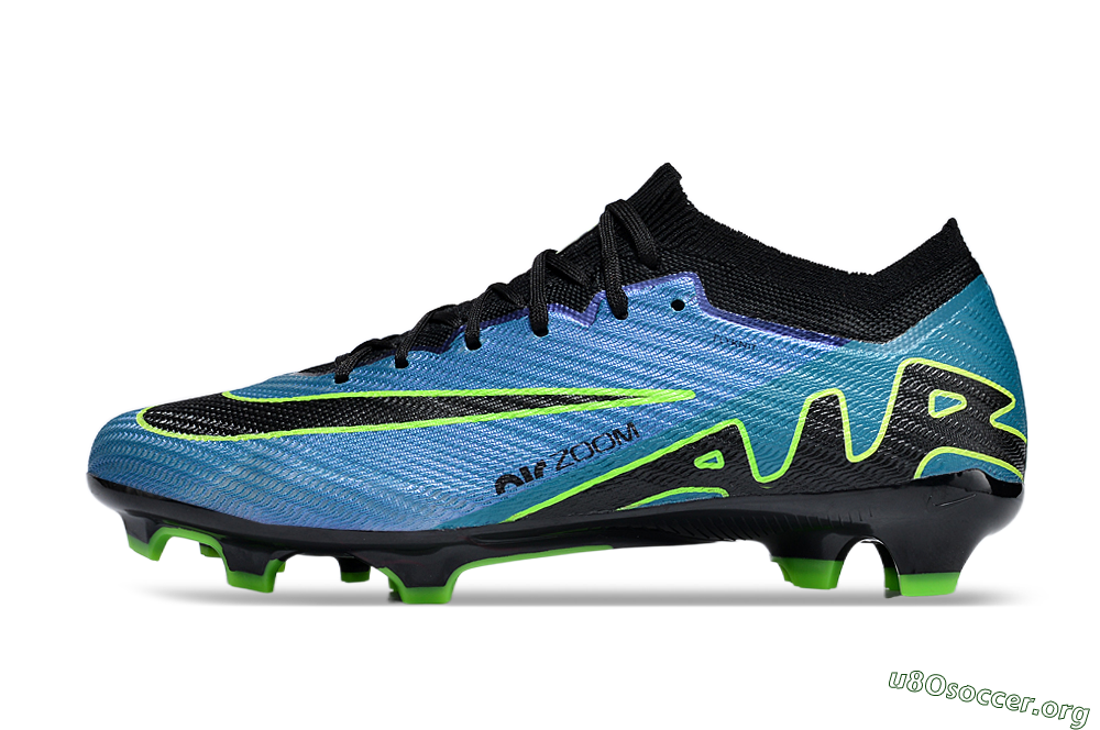 Nike Air Zoom Mercurial Vapor 15 Elite FG Football Boots - Blue/Black/Yellow 3