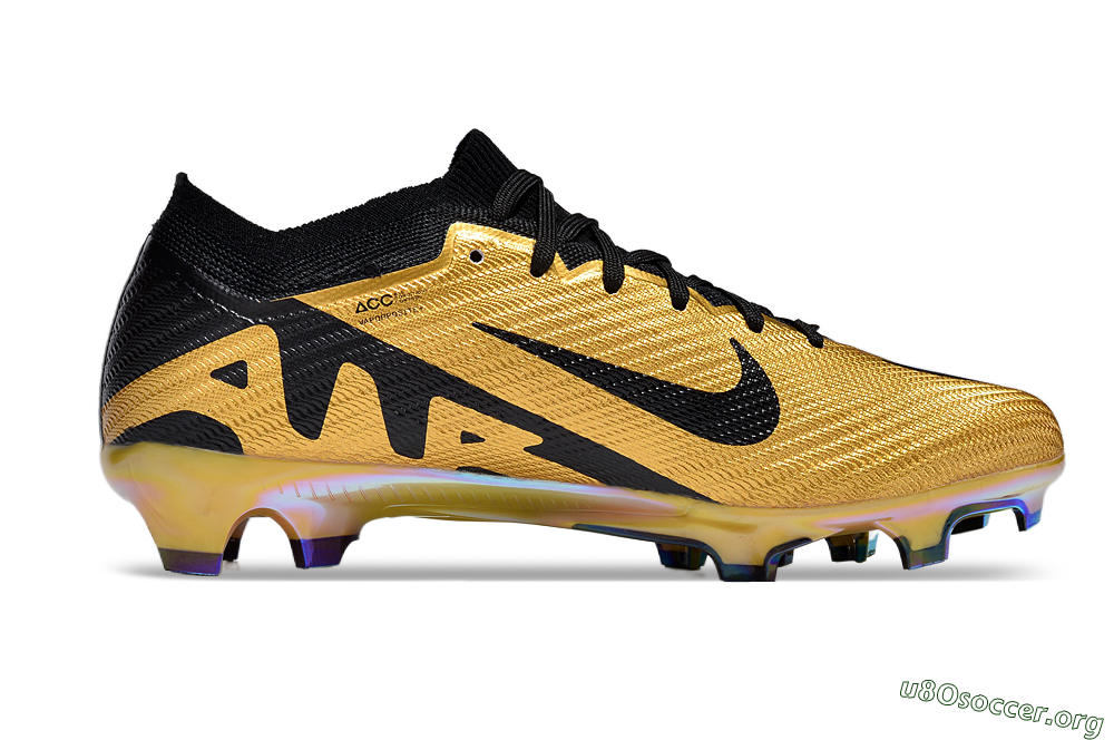 Nike Air Zoom Mercurial Vapor 15 Elite FG Football Boots - Gold/Black 4