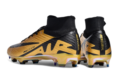 Nike Air Zoom Mercurial Superfly 9 Elite FG Football Boots - Gold/Black