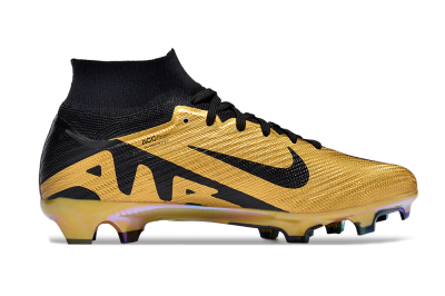 Nike Air Zoom Mercurial Superfly 9 Elite FG Football Boots - Gold/Black