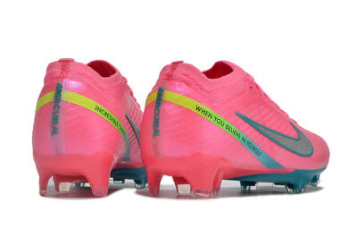 Nike Air Zoom Mercurial Vapor 15 Elite FG Football Boots - Pink/Silver/Blue/Yellow