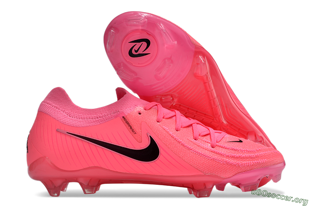 Nike Phantom Luna Elite NU FG Football Boots - Pink/Black 2