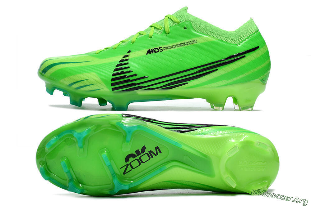 Nike Air Zoom Mercurial Vapor 15 Elite FG Football Boots - Green/Yellow/Black 1