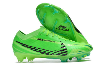 Nike Air Zoom Mercurial Vapor 15 Elite FG Football Boots - Green/Yellow/Black