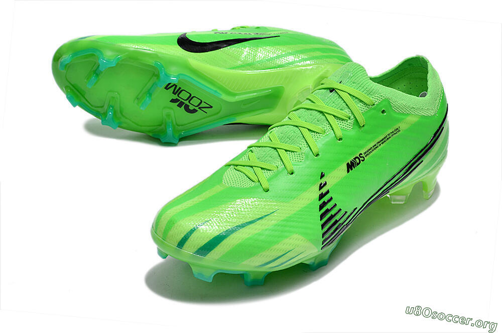 Nike Air Zoom Mercurial Vapor 15 Elite FG Football Boots - Green/Yellow/Black 0