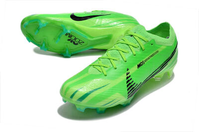 Nike Air Zoom Mercurial Vapor 15 Elite FG Football Boots - Green/Yellow/Black