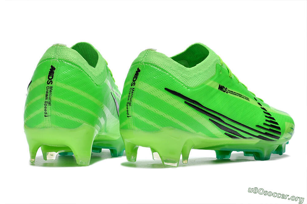 Nike Air Zoom Mercurial Vapor 15 Elite FG Football Boots - Green/Yellow/Black 6