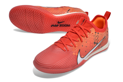 Nike Air Zoom Mercurial Vapor 15 Pro IC Football Shoes - Red/White/Black