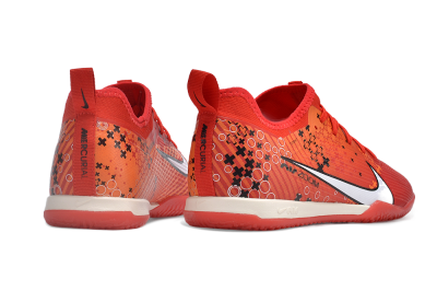 Nike Air Zoom Mercurial Vapor 15 Pro IC Football Shoes - Red/White/Black