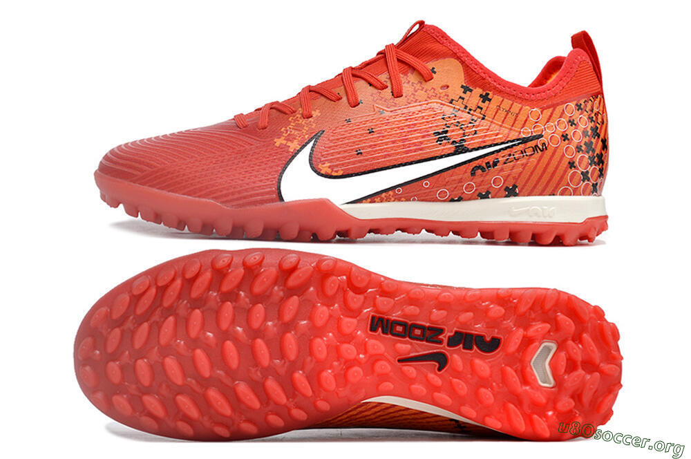 Nike Air Zoom Mercurial Vapor 15 Pro TF Football Shoes - Red/White/Black 1