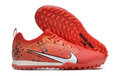 Nike Air Zoom Mercurial Vapor 15 Pro TF Football Shoes - Red/White/Black