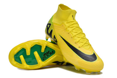 Nike Air Zoom Mercurial Superfly 9 Elite FG Football Boots - Yellow/Black/Green
