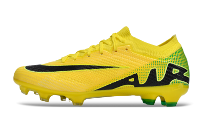 Nike Air Zoom Mercurial Vapor 15 Elite FG Football Boots - Yellow/Black/Green