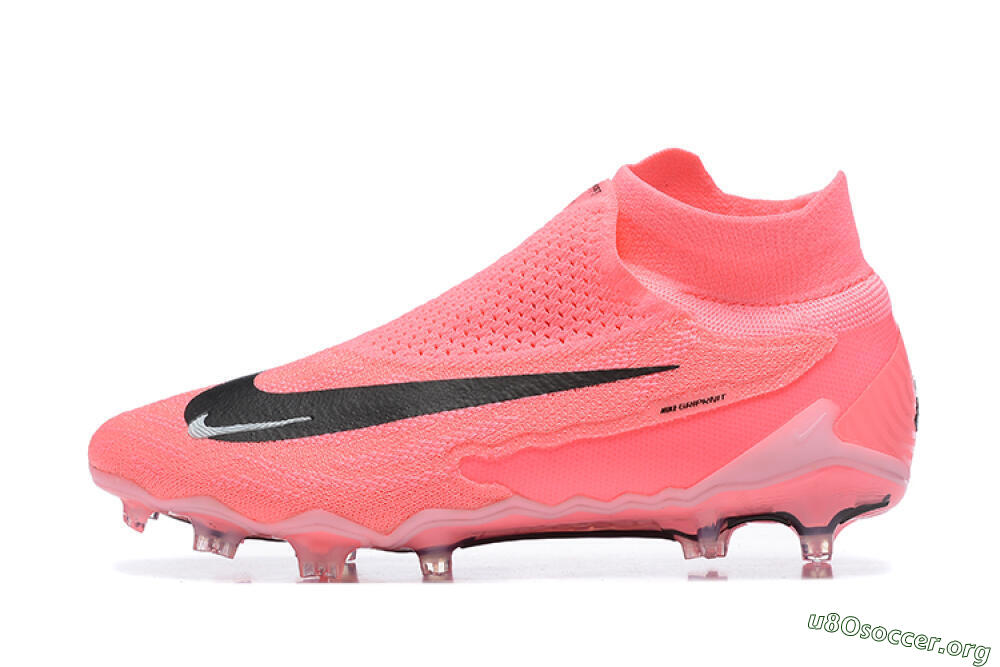 Nike Phantom GX Elite DF Link FG Football Boots - Pink/Black/White 3