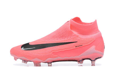 Nike Phantom GX Elite DF Link FG Football Boots - Pink/Black/White