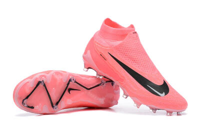 Nike Phantom GX Elite DF Link FG Football Boots - Pink/Black/White