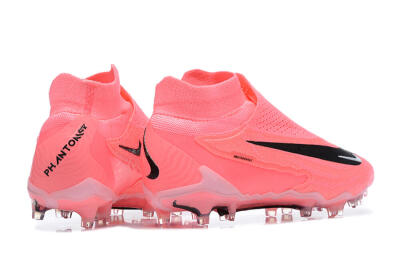 Nike Phantom GX Elite DF Link FG Football Boots - Pink/Black/White