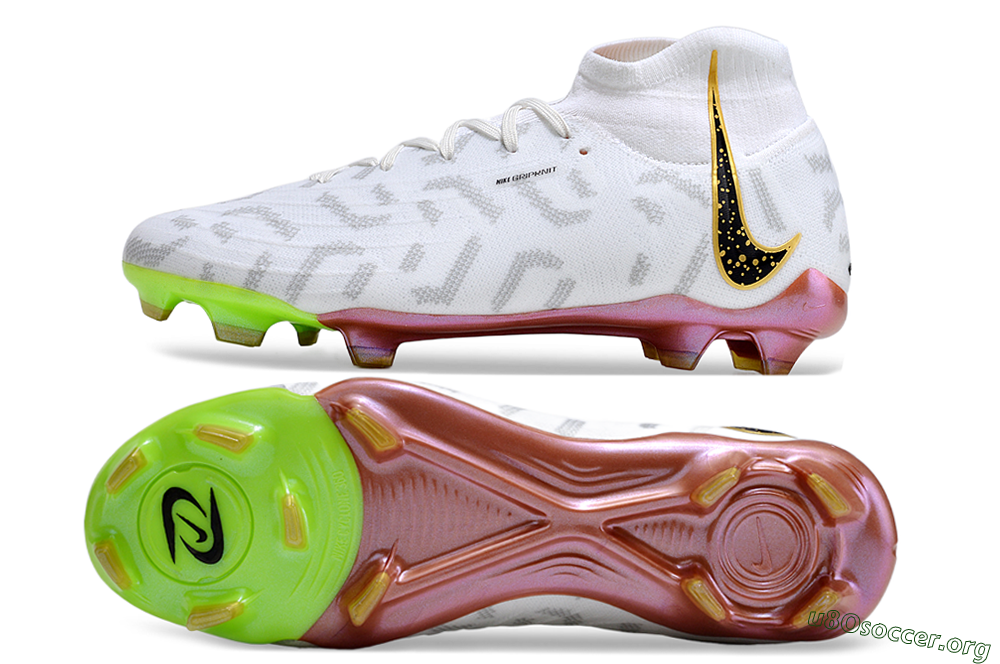 Nike Phantom Luna Elite NU FG Football Boots - White/Gold/Black 1